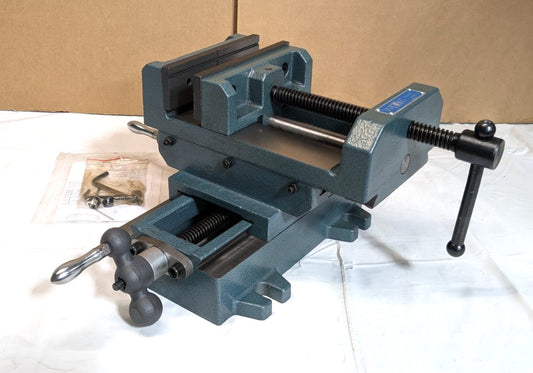 Wilton Cross Slide Drill Press Vise - 6" Jaw - 6" Opening - 7-1/4" OAH  11696