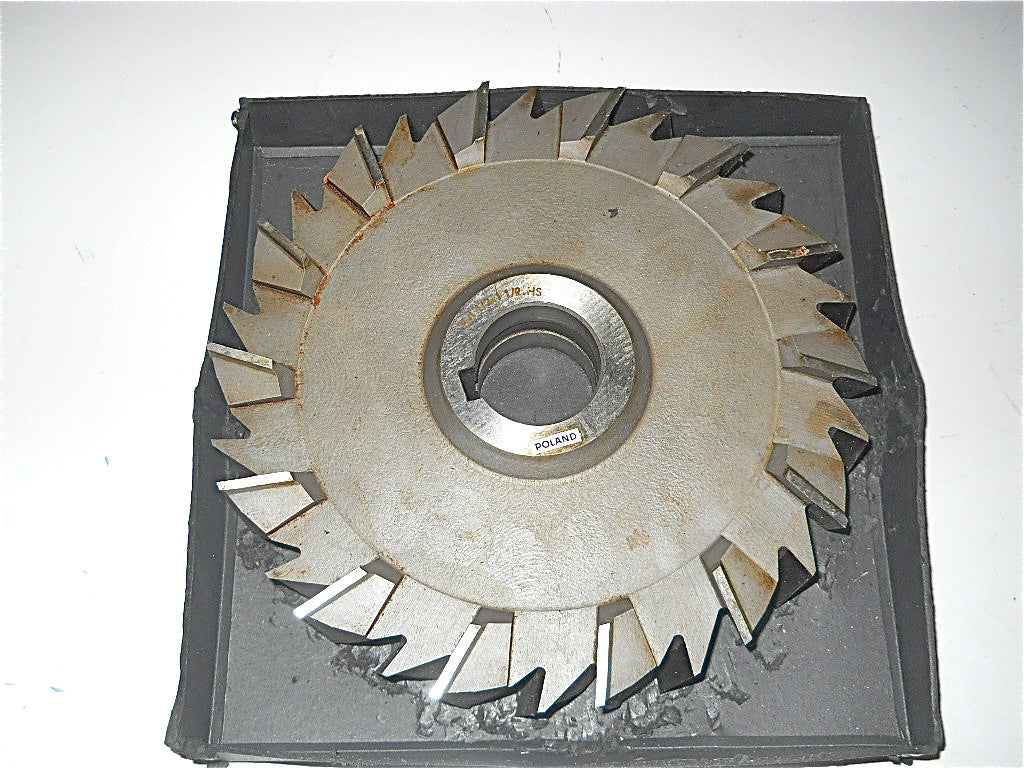 Professional 8" x 1 1/2" x 1 1/2" HSS Staggered Tooth Side Millin