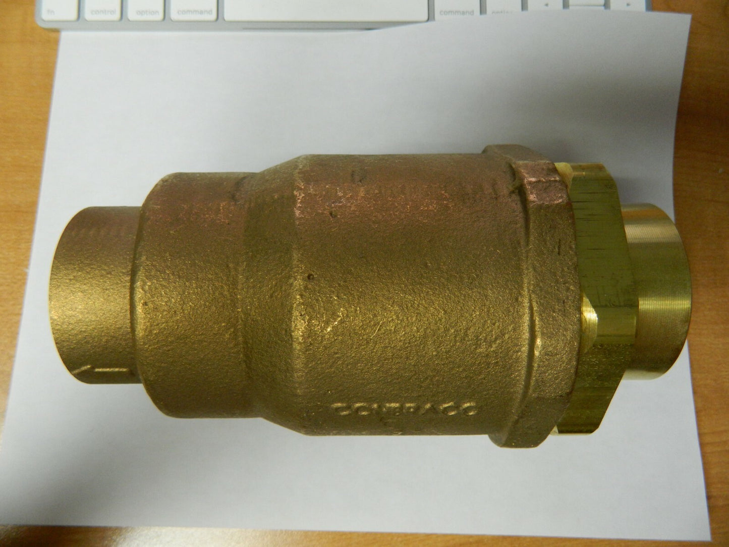Apollo 2" In-line Ball Cone Check Valves Bronze Solder End EPR-Seated.61-60
