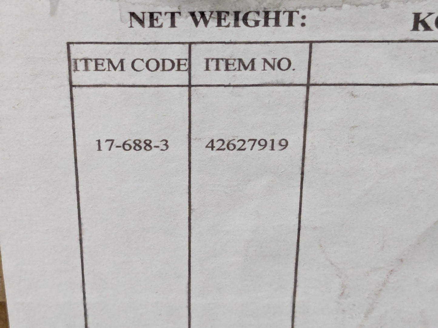 SPI Setting Ring Gage 7.50" Inside Diam 17-688-3