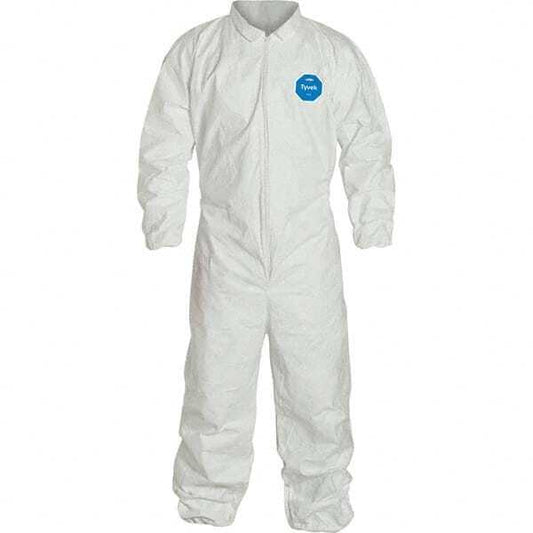 DUPONT Disposable Coveralls 25pk Size Large, 1.2 oz, Tyvek TY125SWHLG0025V