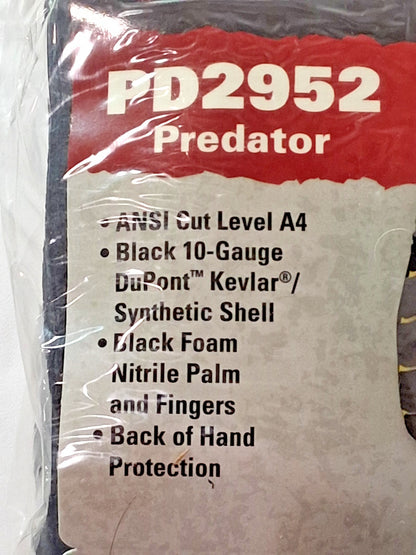 MCR Safety Predator Gloves Size XL ANSI Cut A4 ANSI Puncture 4 PD2952XL