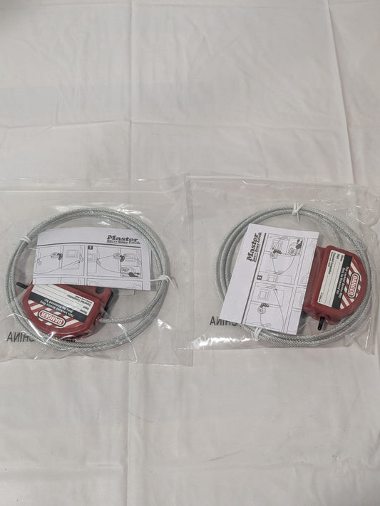 MASTER LOCK 6' Cable Length, 4 Lockout Points, Cable Lockout Qty 2 S806
