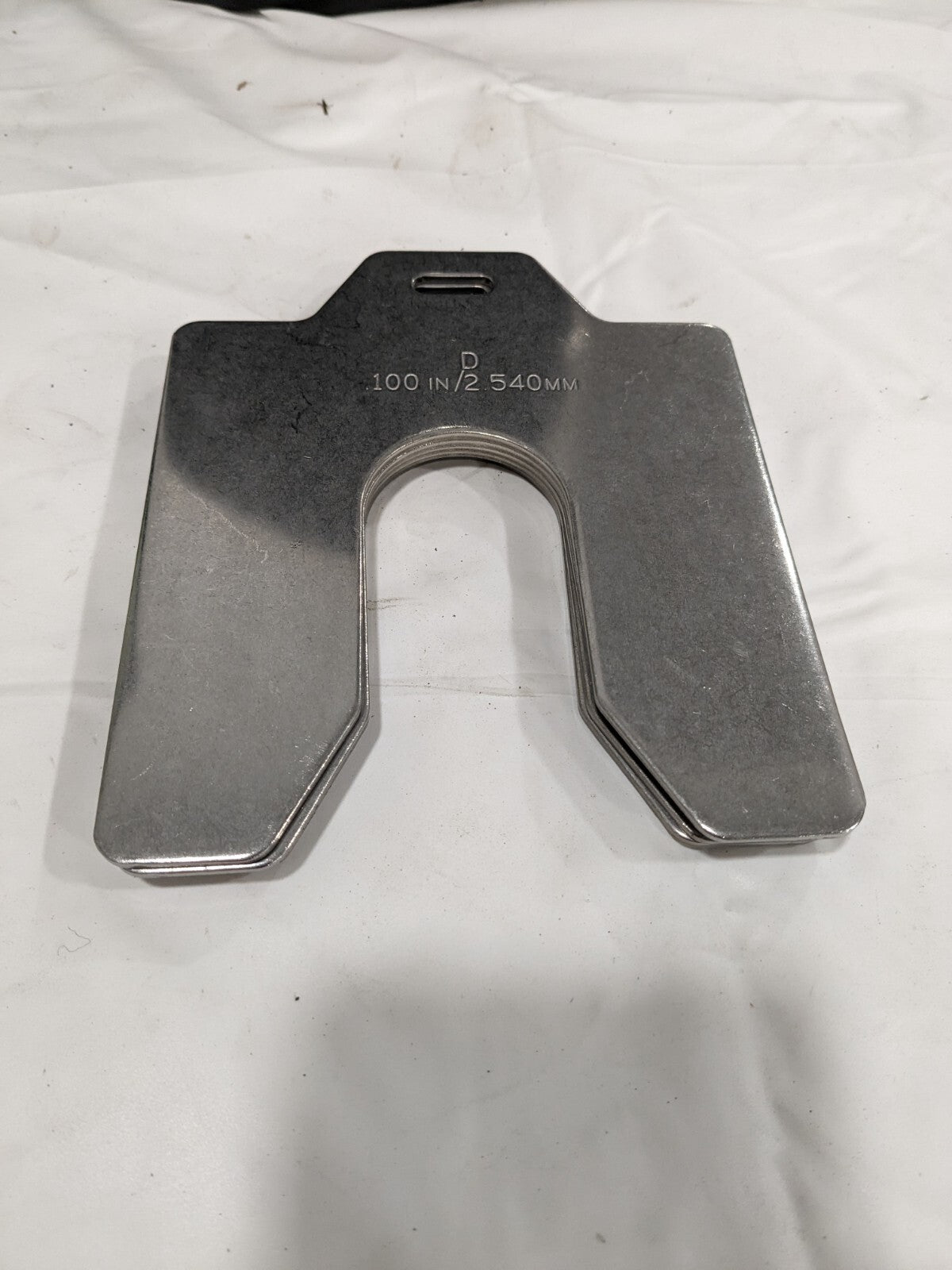 Maudlin Metal Shim Stock: Slotted, 0.1000" Thick, 5" L, 5" W Qty