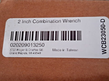 Tekton Combination Wrench 2" Head Size 15 deg Offset WCB23050