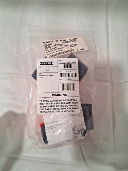 Proto SHRINK &amp; LOOP WEB QTY5 1"DIA 1.75" LONGf JP2R1X175LPOR