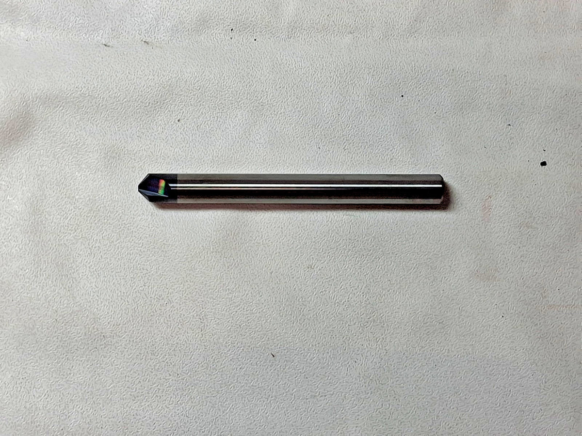 Accupro Carbide Chamfer Mills 1/4" Dia 1/4" Shank Dia 100 deg 3 FL 992