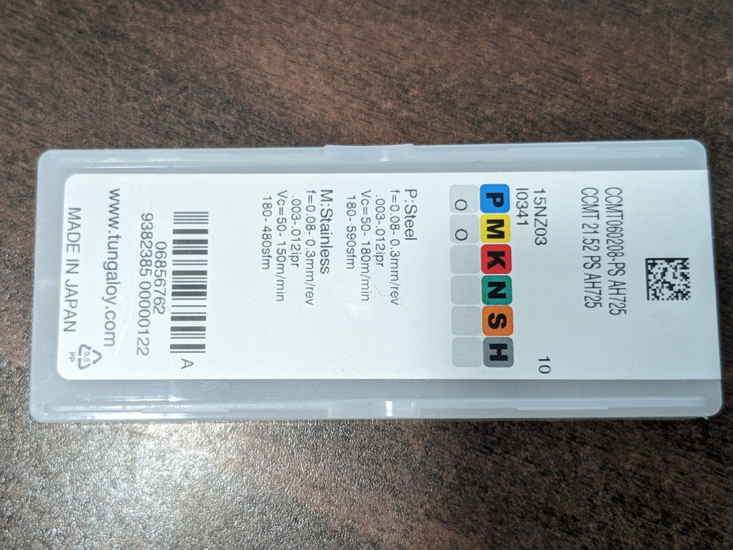 Tungaloy TiAlN Coated Carbide Indexable Turning Inserts 10pk 6856762