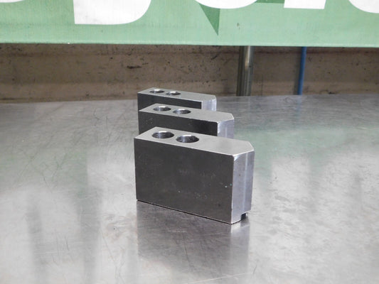 H & R Mfg Square Soft Lathe Chuck Jaws 3Pk 1.5mm HR-149-2.5-OP DAMAGE