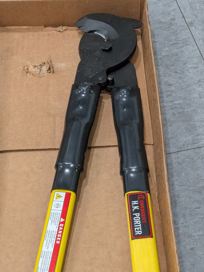 H.K. Porter Cable Cutter: Rubber Handle, 25-1/2" OAL 0290FCS