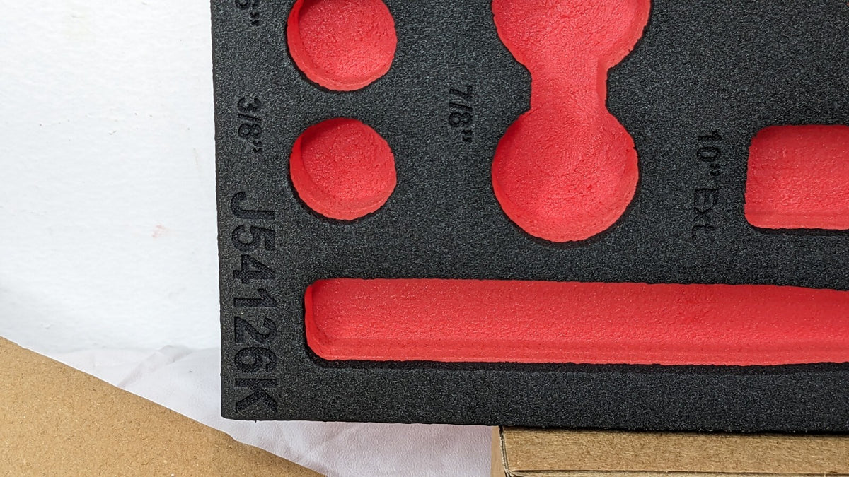 Proto Foam Insert Tool Organizer for Use W/J54126 Black/Red 11"L X 16"