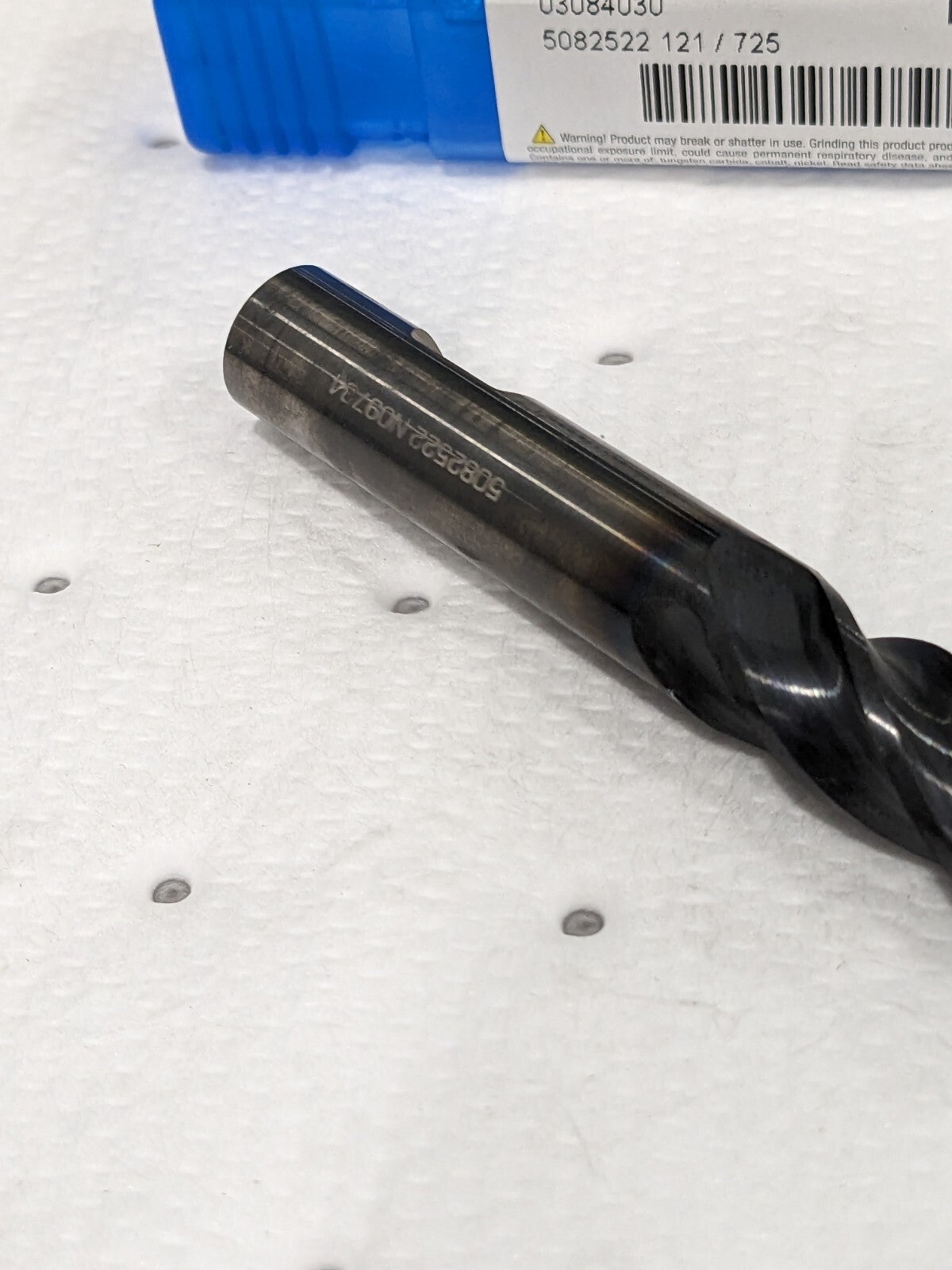 Niagara Cutter Square End Mill: 7/16" Dia, 7/8" LOC, 4 FL N09734