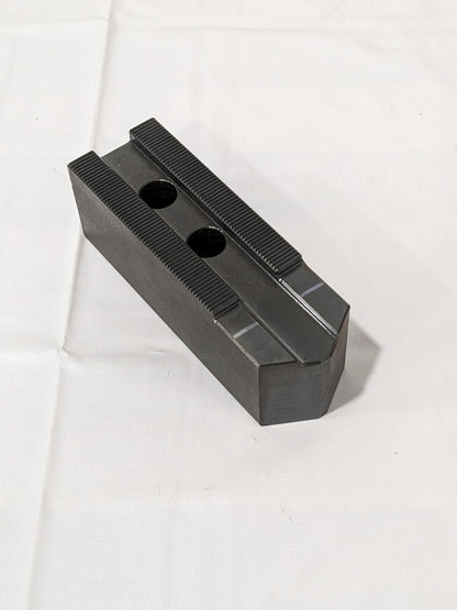 SCHUNK Soft Lathe Chuck Jaw: Serrated KM-WBL 100 Qty 1 Jaw 132602