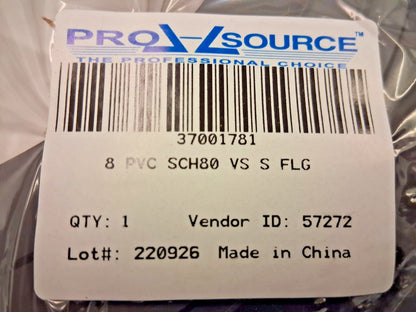 PRO-SOURCE 8" PVC Plastic Pipe Flange 37001781