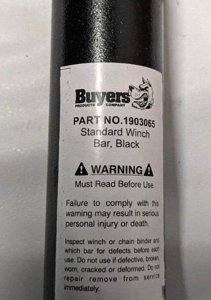 Buyer's Products Trucker's Winch bar  40" OAL  1093065