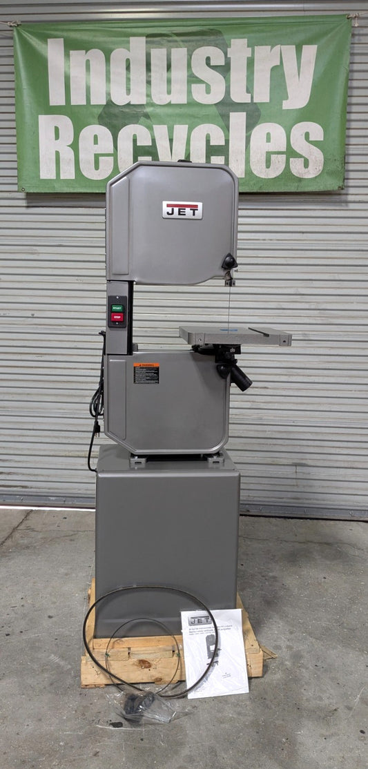 JET 14" Metal & Wood Vertical Bandsaw J-8201K 115/230V 1HP  Step Pulley/Gearbox