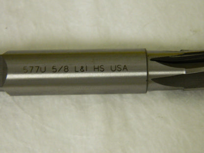 L&amp;I Expansion Hand Reamer 557U 5/8" 6-Flute Spiral Flute 697872098404