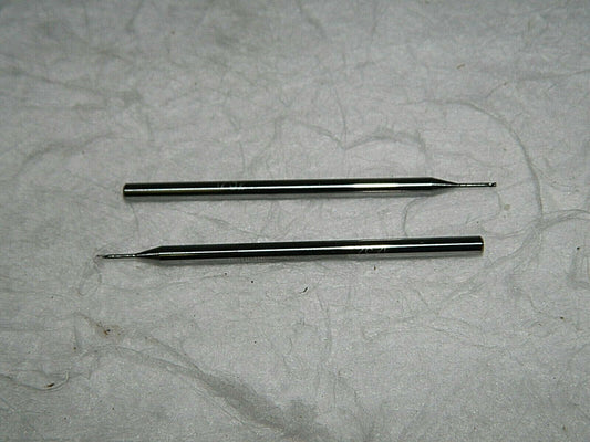 Accupro Square End Mill 1/32" Dia. x 2-1/2" OAL 3FL Carbide Qty. 2  5874831