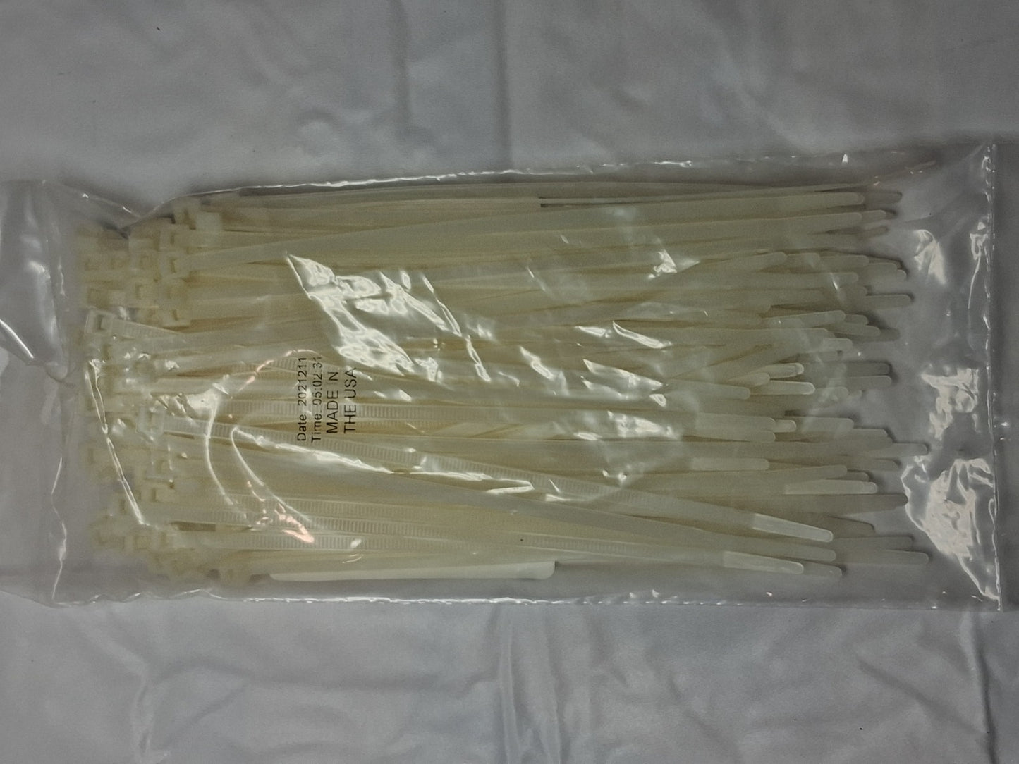 Catamount Nylon Cable Tie 7.6" 50 lb Tensile Natural QTY10 Pk Of 100 L-7-50-9-C