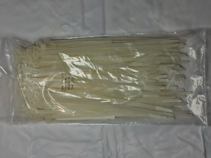 Catamount Nylon Cable Tie 7.6" 50 lb Tensile Natural QTY10 Pk Of 100 L-7-50-9-C