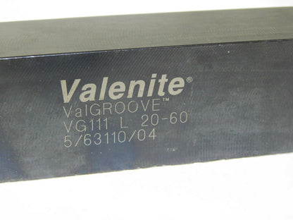 Valenite  Grooving Toolholder 1.25 Shank Dia 0.630 Max DOC LH 6 OAL 52719