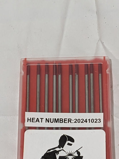 WELDER'S CHOICE TIG Welding Rod: 7" Long, 3/32" Dia Qty 10 59804310