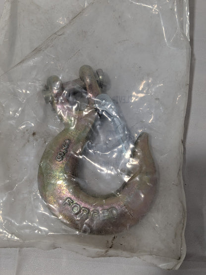 70 Chain Grade Clevis Hook 3/8" Chain Dia, 6,600 Lb Capacity A8015475