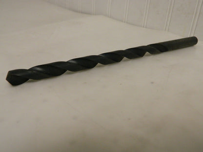Interstate 39/64" 118° 2-Flute High Speed Steel Extra Length Drill Bit 01430396