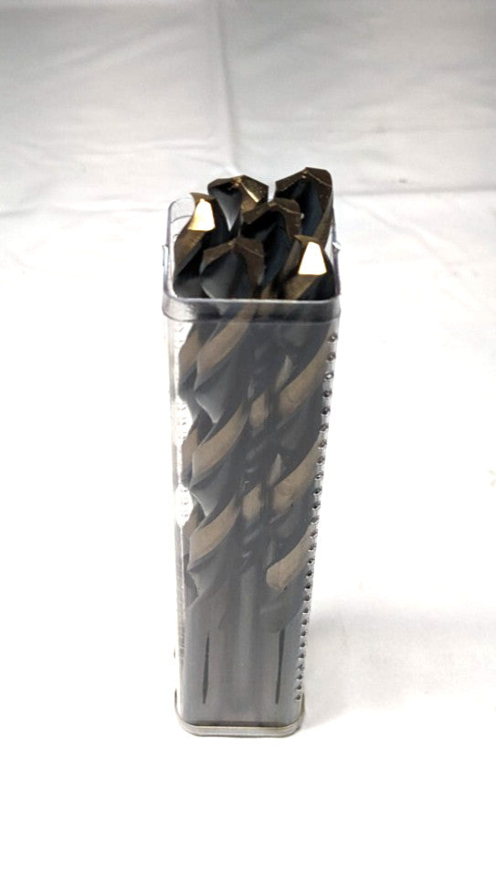TRIUMPH 25/64" HSS Drill Bits 135deg SP Black & Bronze Oxide T1HD  *6 PACK*