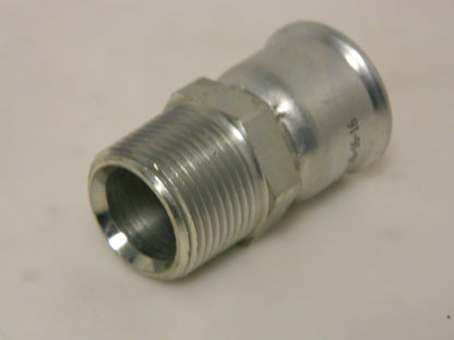 Parker 1 x 7/8 Male NPTF Male Pipe Rigid 26 Series Fitting Qty 10 10126-16-16