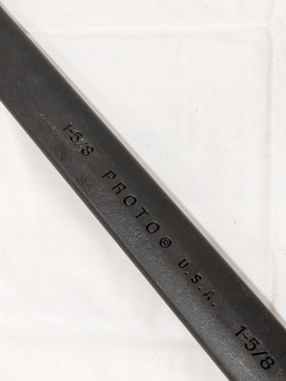Proto Combination Wrench: 1-5/8" Head Size, 15 deg Offset 23" OAL J125