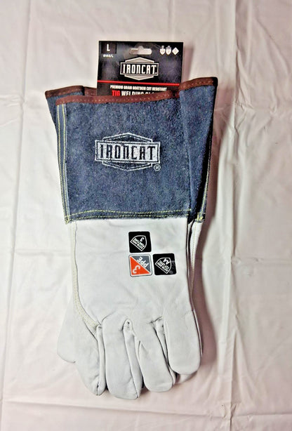 IRONCAT PIP Welding Pair Gloves Leather/Synthetic Leather 6144/L