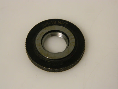 GF Gage 3/8" 18 Thread Class L1 Ring Pipe Thread Gage T037518NK