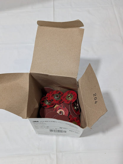 3M Quick-Change Disc: Roloc TSM, 1-1/2" Dia, 80 Grit Qty 50 7100076928