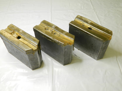 Soft Lathe Chuck Jaw: Serrated 2" OAW, 4" OAH, 5-1/2" OAL Qty 3 KTT12S4