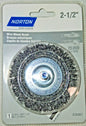 Norton Wire Wheel Brush Carbon Steel 25000 RPM 38967 10pk 66252838967