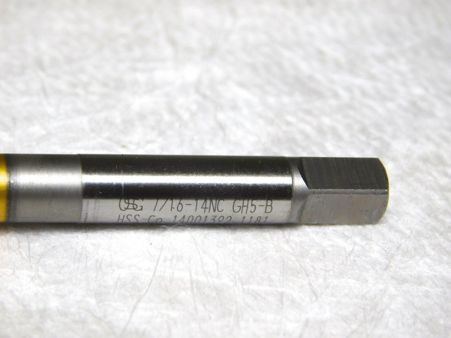 OSG Cobalt Thread Forming Bottoming Tap 7/16-14 UNC 3-5/32OAL Qty-2 1400139205