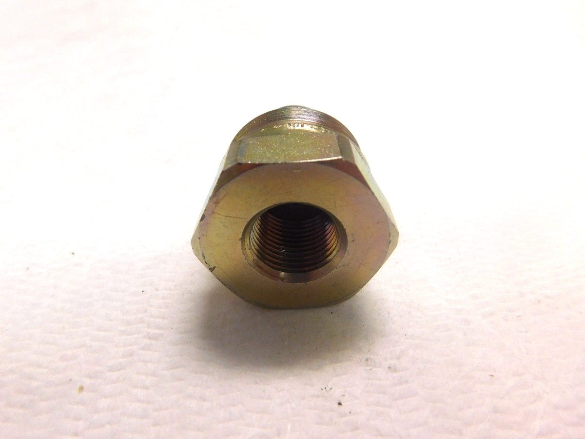 Parker Steel Hydraulic Hose Valved Nipple 3/8" NPT 14,500 Max PSI 76N6-6F