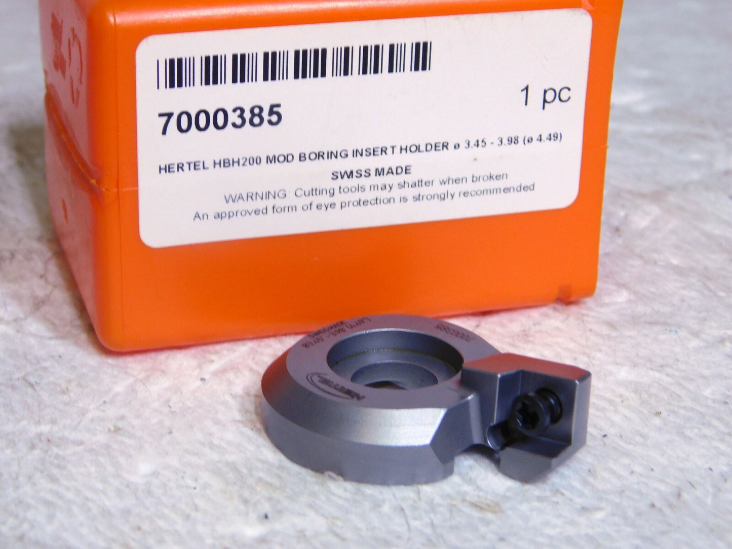 Hertel  Modular Boring Insert Holder 3.45 to 3.98 Bore Diameter 7000383