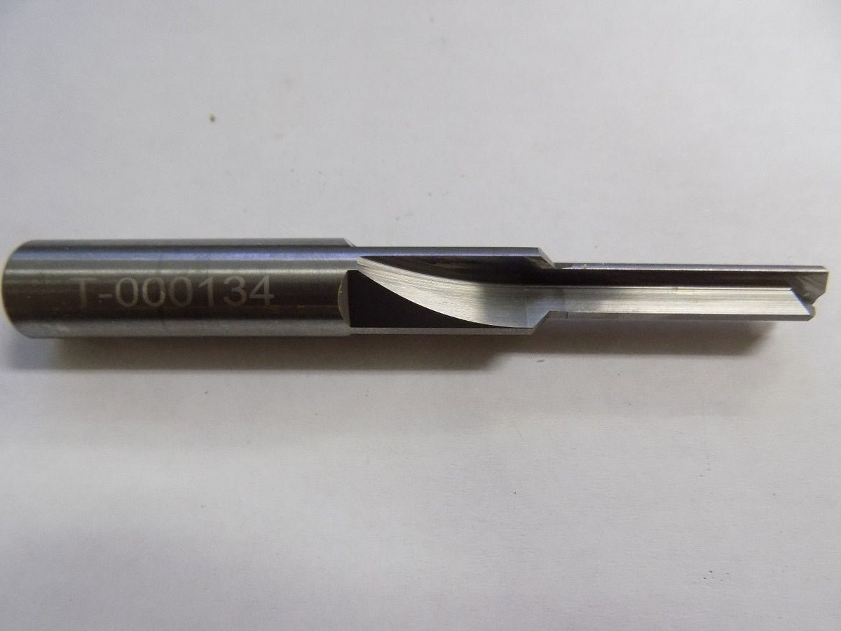 Precision Flute Drill 1/2" x 4" Collant Through Straight #T-000134