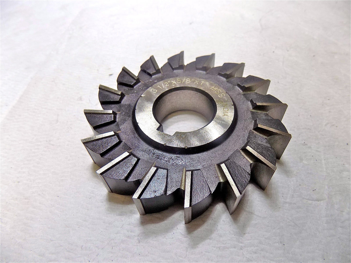 Interstate Side Milling Cutter 3-1/2" x 5/8" x 1" HSS Straight Teeth #03013570