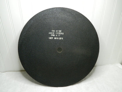 TRU-MAXX 16 x 1/8, 1" Hole 46 Grit Aluminum Oxide Cutoff Wheel Qty 7 71178743