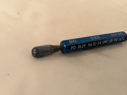 OSG Plug Thread Gage #10-24 Thread 2B Class Double End 1500101300LF