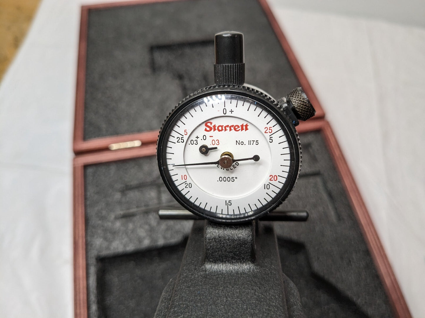 Starrett Dial Indicator Groove Gage .0005" 1175 PARTS/REPAIR