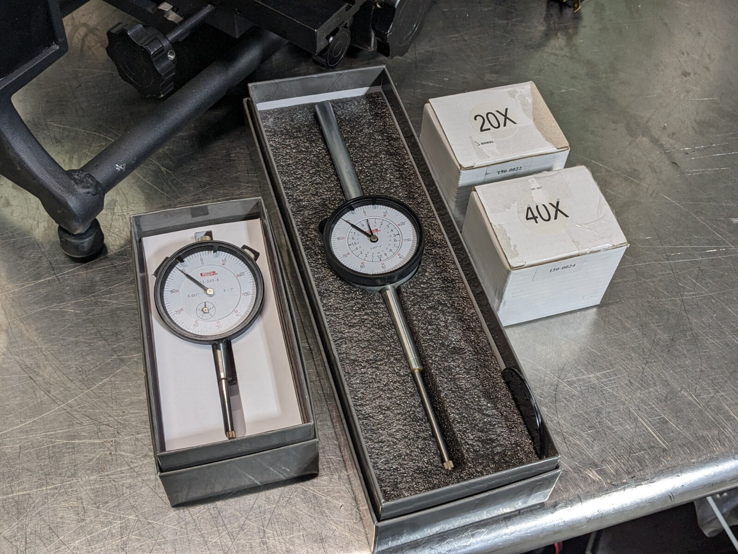 SPI Horizontal Optical Comparator 12" Screen 10x 20x 40x Lenses PARTS / REPAIR