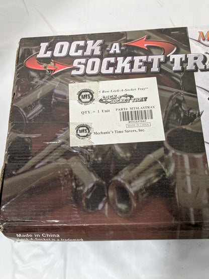 Mechanic's Time Saver 76 Pc Capacity Locking Socket Organizer Tray MTS-LAST
