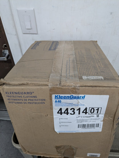(25) KleenGuard Disposable Coveralls: Liquid & Splash Protection SZ XL 44314