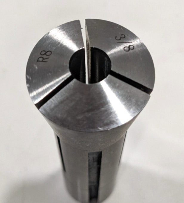 R8 Round Collet  3/8"  7/16-20 Drawbar Thread  Steel  231-4724