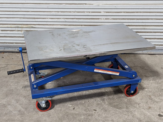 Vestil Mechanical Scissor Lift Cart 1000 lb Cap 40 x 26 Platform Parts / Repair