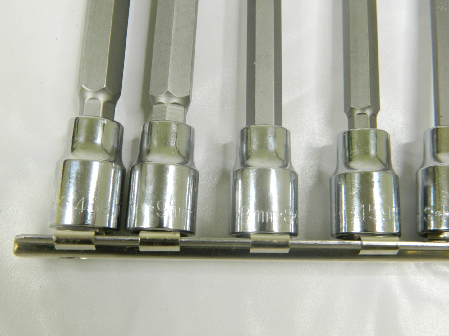 SK Hex Bit Socket Set: 3/8" Drive, 7 Pc, 3 to 10 mm Hex 19748 INCOMPLETE